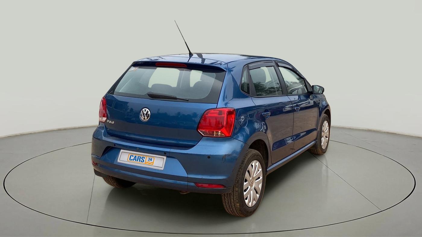 2016 Volkswagen Polo COMFORTLINE 1.2L, Petrol, Manual, 38,324 km, Right Back Diagonal