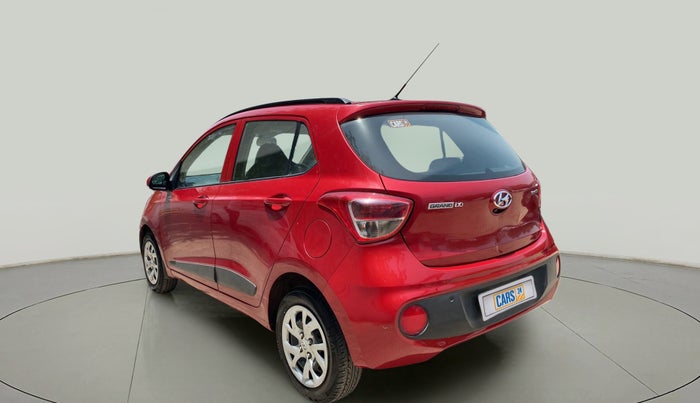 2018 Hyundai Grand i10 SPORTZ 1.2 KAPPA VTVT, Petrol, Manual, 27,288 km, Left Back Diagonal