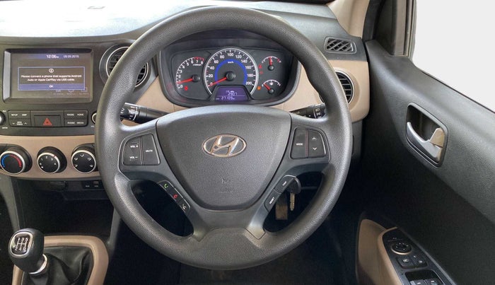 2018 Hyundai Grand i10 SPORTZ 1.2 KAPPA VTVT, Petrol, Manual, 27,288 km, Steering Wheel Close Up