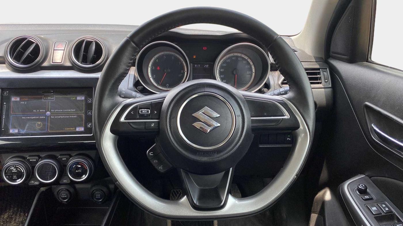2019 Maruti Swift ZXI PLUS, Petrol, Manual, 25,462 km, Steering Wheel Close Up