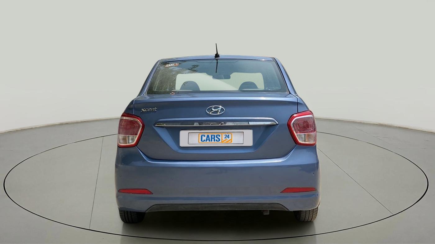 2014 Hyundai Xcent S 1.2, CNG, Manual, 1,18,087 km, Back/Rear
