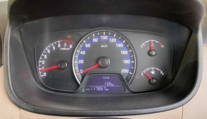 2014 Hyundai Xcent S 1.2, CNG, Manual, 1,18,087 km, Odometer Image