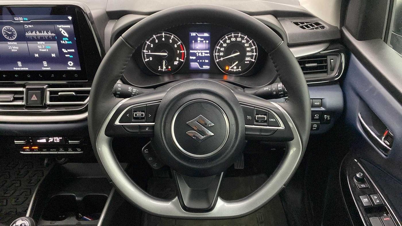 2023 Maruti Baleno ALPHA PETROL 1.2, Petrol, Manual, 7,563 km, Steering Wheel Close Up