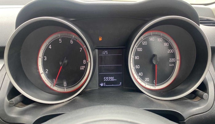 2018 Maruti Swift VXI, Petrol, Manual, 59,390 km, Odometer Image
