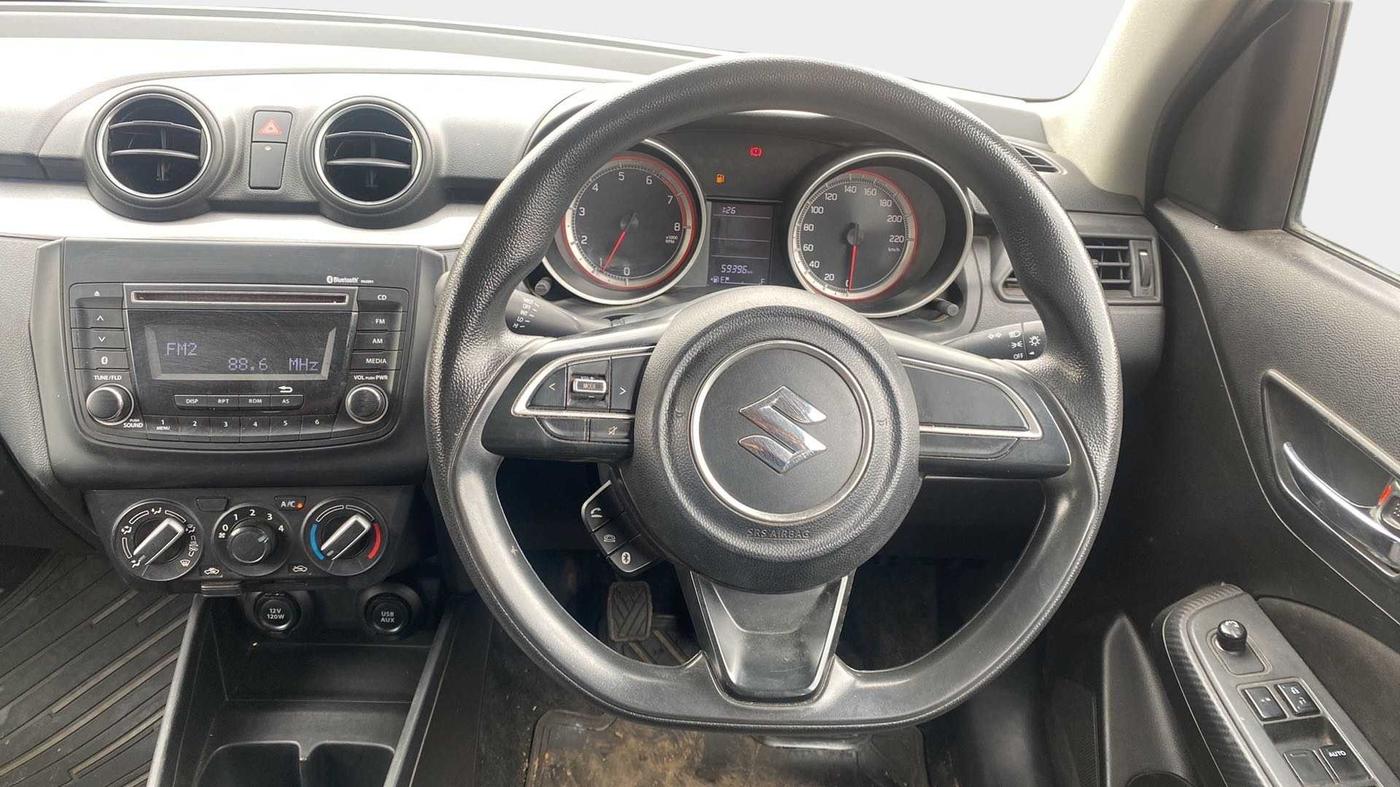 2018 Maruti Swift VXI, Petrol, Manual, 59,390 km, Steering Wheel Close Up