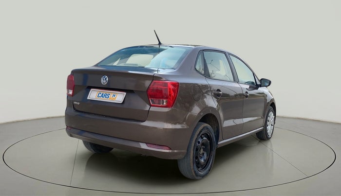 2017 Volkswagen Ameo COMFORTLINE PLUS 1.2L, Petrol, Manual, 1,01,328 km, Right Back Diagonal