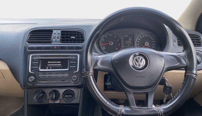 2017 Volkswagen Ameo COMFORTLINE PLUS 1.2L, Petrol, Manual, 1,01,328 km, Steering Wheel Close Up