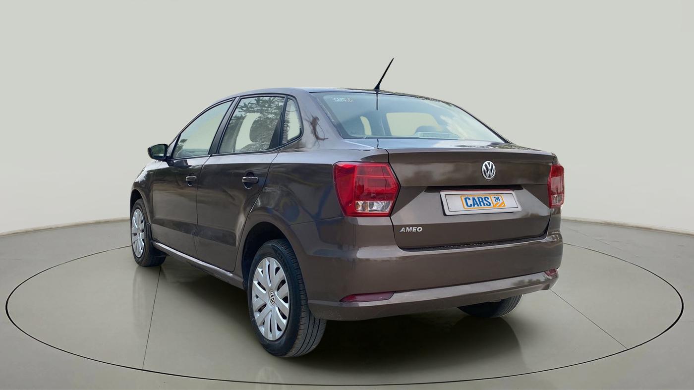 2017 Volkswagen Ameo COMFORTLINE PLUS 1.2L, Petrol, Manual, 1,01,328 km, Left Back Diagonal