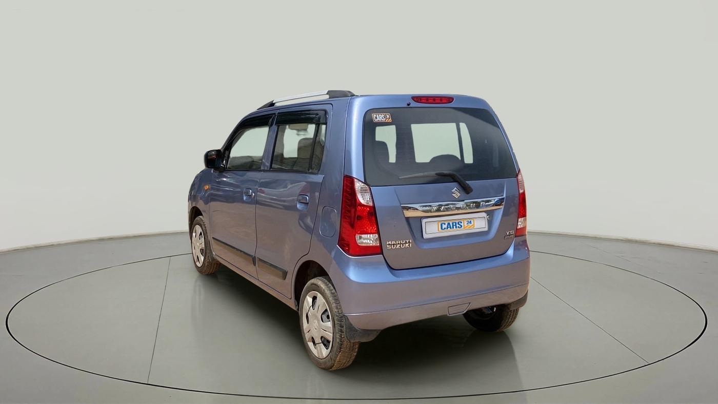 2017 Maruti Wagon R 1.0 VXI AMT, Petrol, Automatic, 44,158 km, Left Back Diagonal