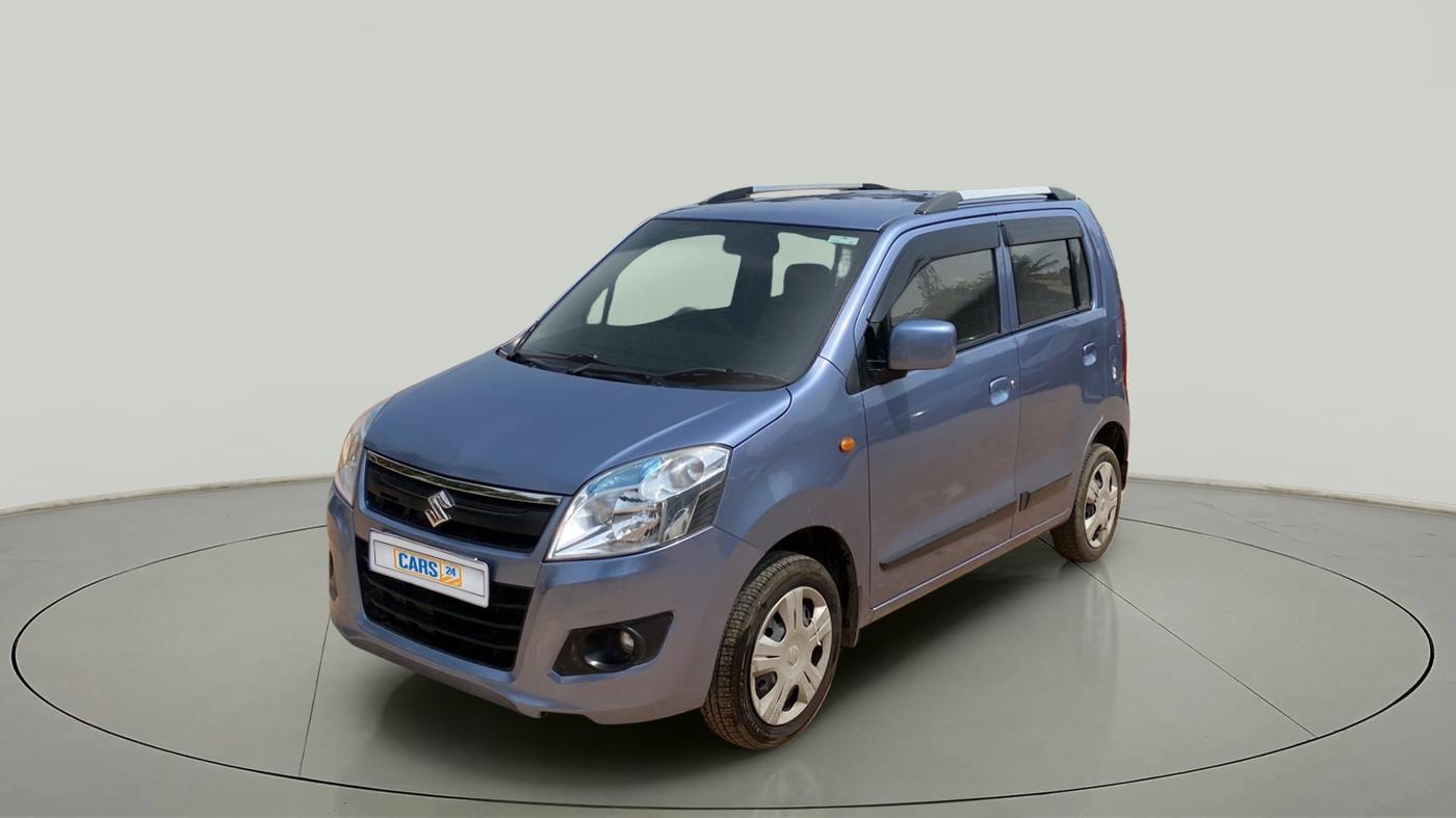 2017 Maruti Wagon R 1.0 VXI AMT, Petrol, Automatic, 44,158 km, Left Front Diagonal