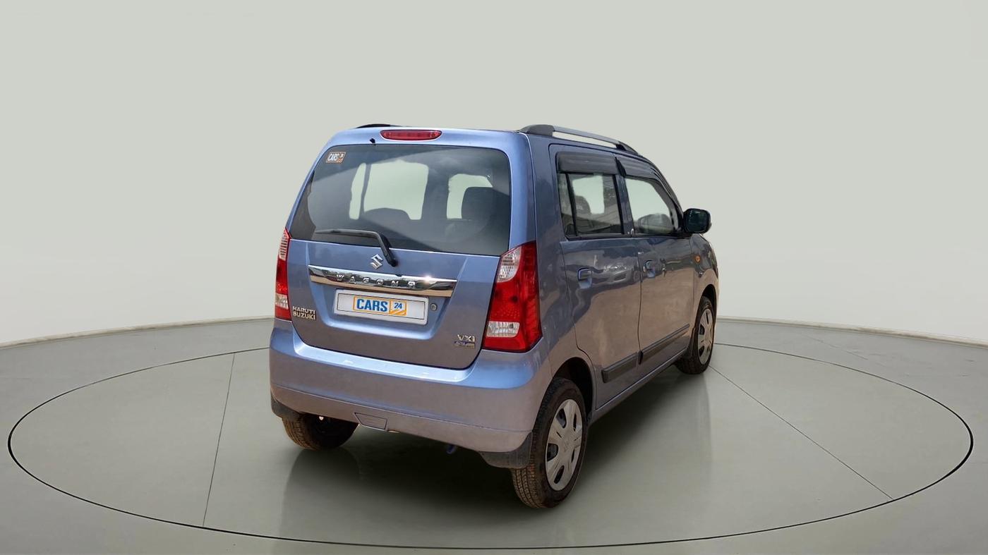 2017 Maruti Wagon R 1.0 VXI AMT, Petrol, Automatic, 44,158 km, Right Back Diagonal