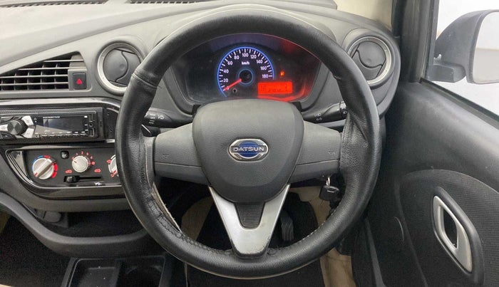 2018 Datsun Redi Go T(O) 1.0 AMT, Petrol, Automatic, 26,928 km, Steering Wheel Close Up