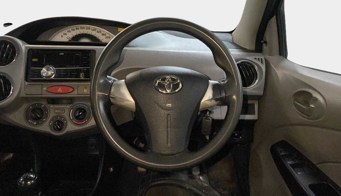 2011 Toyota Etios G, Petrol, Manual, 98,355 km, Steering Wheel Close Up