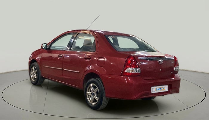 2011 Toyota Etios G, Petrol, Manual, 98,355 km, Left Back Diagonal