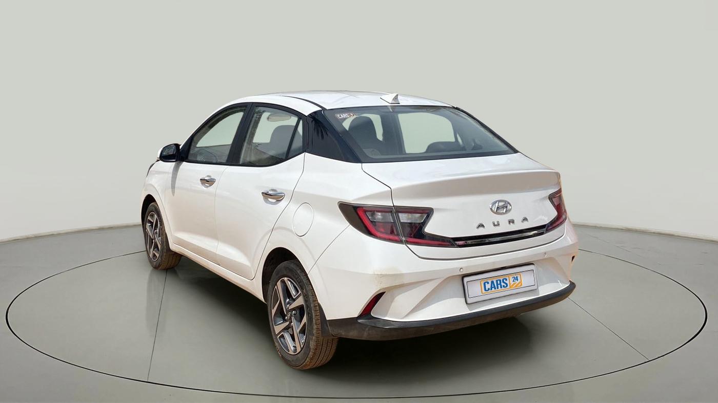 2020 Hyundai AURA SX+ 1.0 TURBO GDI MT, Petrol, Manual, 39,930 km, Left Back Diagonal