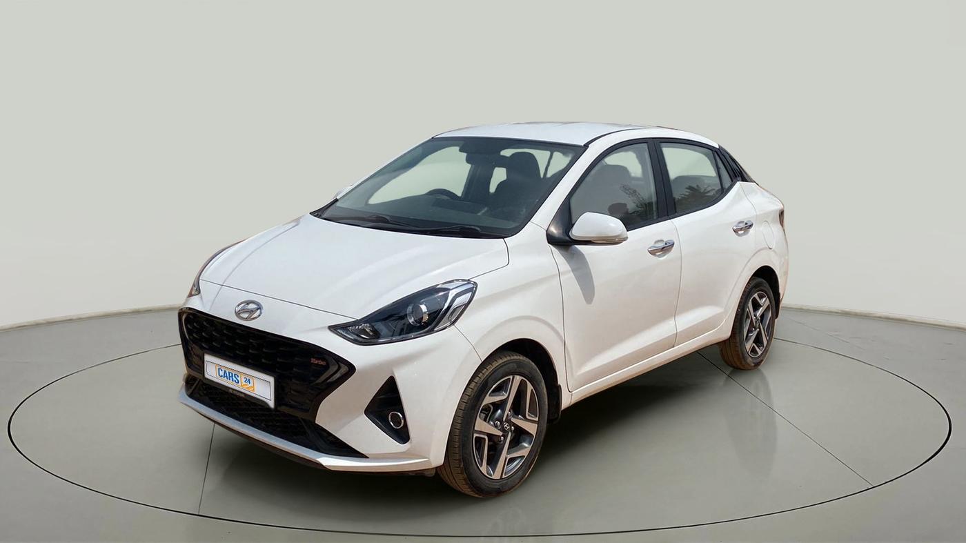 2020 Hyundai AURA SX+ 1.0 TURBO GDI MT, Petrol, Manual, 39,930 km, Left Front Diagonal