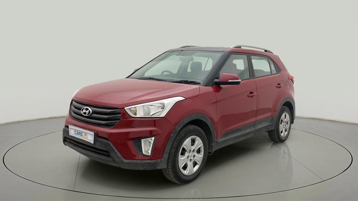 2017 Hyundai Creta E PLUS 1.6 PETROL, Petrol, Manual, 58,022 km, Left Front Diagonal