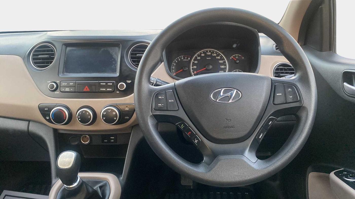2019 Hyundai Grand i10 SPORTZ 1.2 KAPPA VTVT, Petrol, Manual, 23,901 km, Steering Wheel Close Up