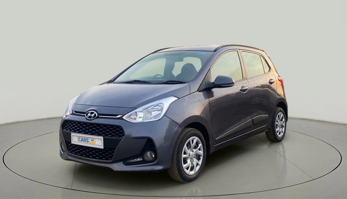 2019 Hyundai Grand i10 SPORTZ 1.2 KAPPA VTVT, Petrol, Manual, 23,901 km, Left Front Diagonal