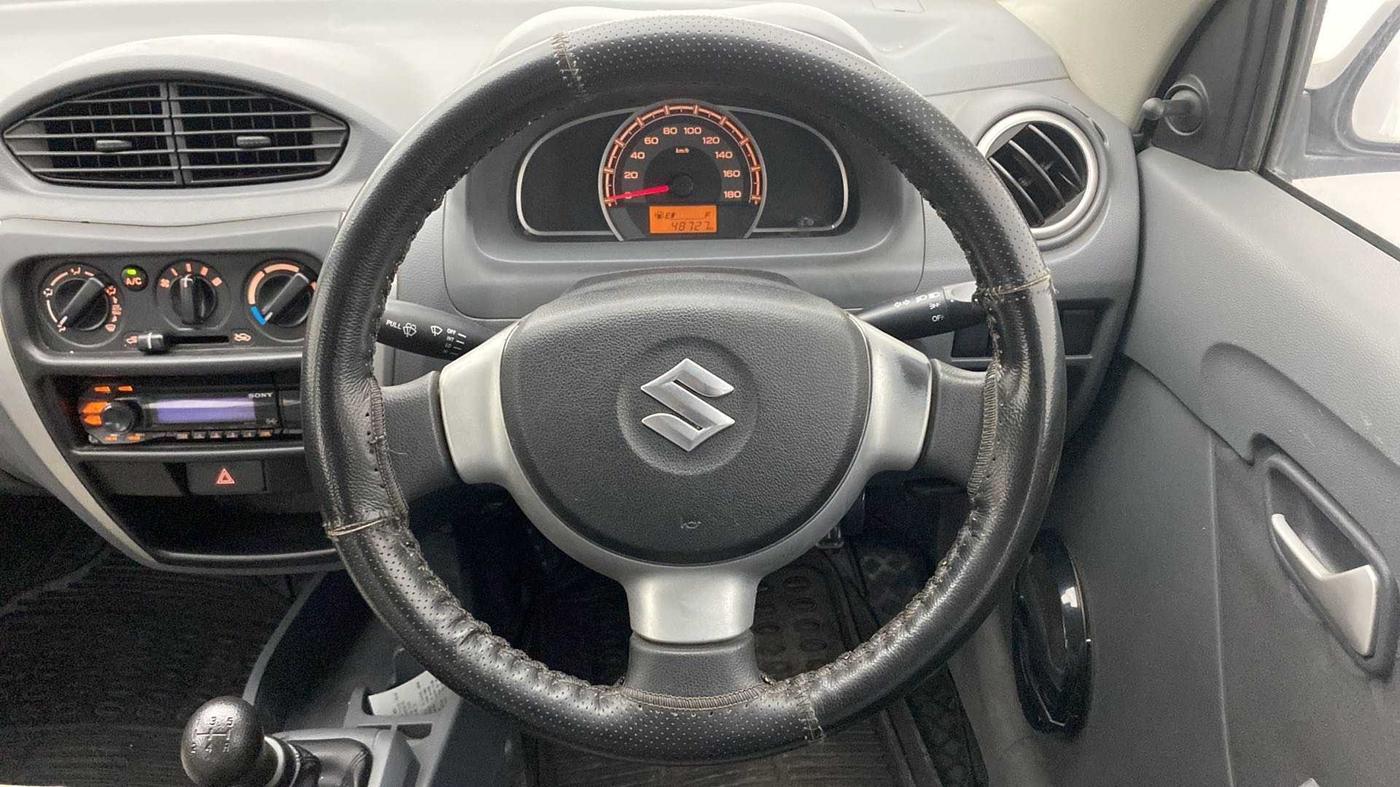 2013 Maruti Alto 800 LXI, Petrol, Manual, 48,658 km, Steering Wheel Close Up