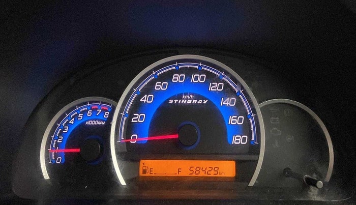 2013 Maruti Wagon R Stingray LXI, CNG, Manual, 58,407 km, Odometer Image