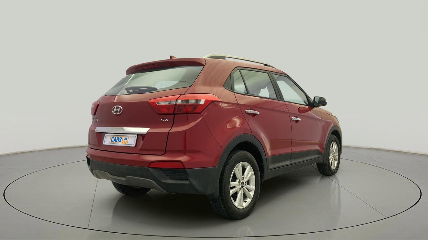 2016 Hyundai Creta SX PLUS 1.6 PETROL, Petrol, Manual, 29,213 km, Right Back Diagonal