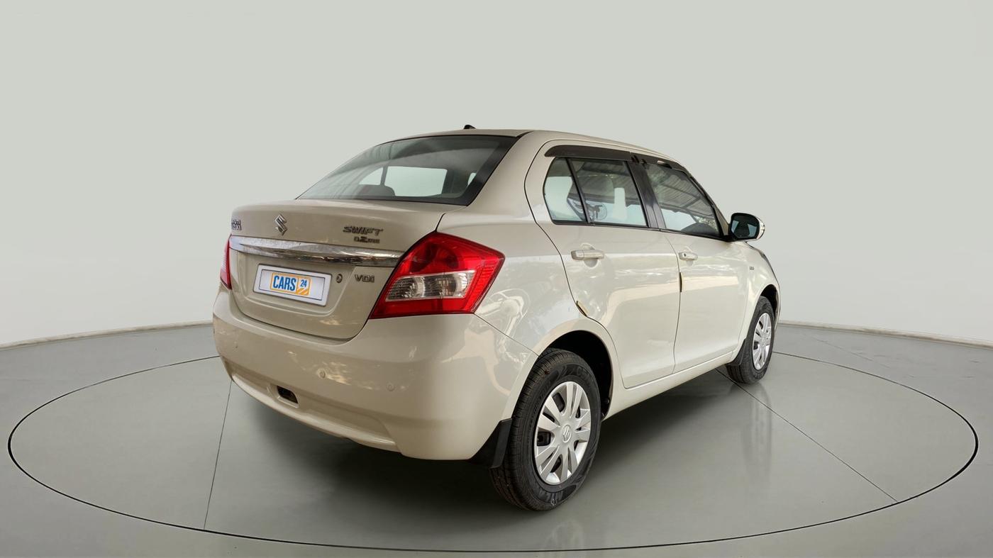 2014 Maruti Swift Dzire VDI, Diesel, Manual, 44,728 km, Right Back Diagonal