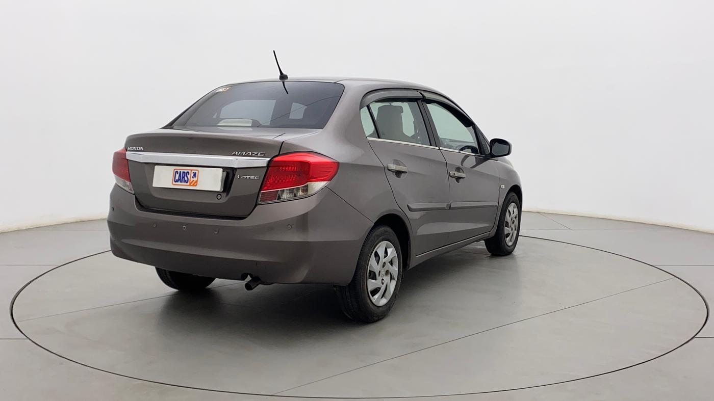 2013 Honda Amaze 1.5L I-DTEC S, Diesel, Manual, 1,06,554 km, Right Back Diagonal