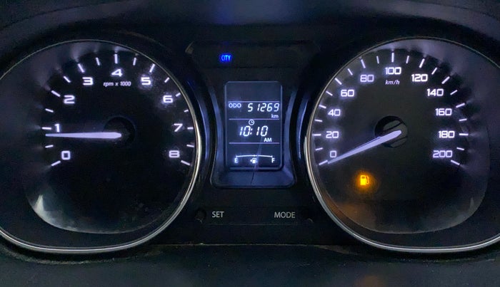 2019 Tata Tiago XZ PETROL, Petrol, Manual, 51,269 km, Odometer Image
