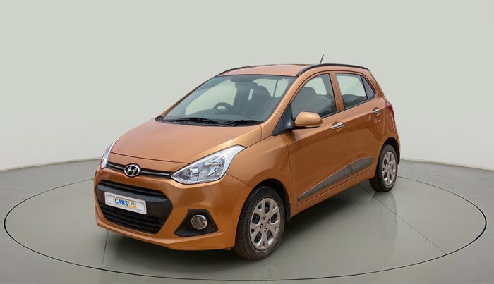 2015 Hyundai Grand i10 SPORTZ 1.2 KAPPA VTVT, Petrol, Manual, 23,523 km, Left Front Diagonal