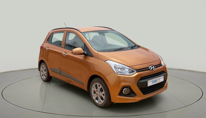 2015 Hyundai Grand i10 SPORTZ 1.2 KAPPA VTVT, Petrol, Manual, 23,523 km, Right Front Diagonal