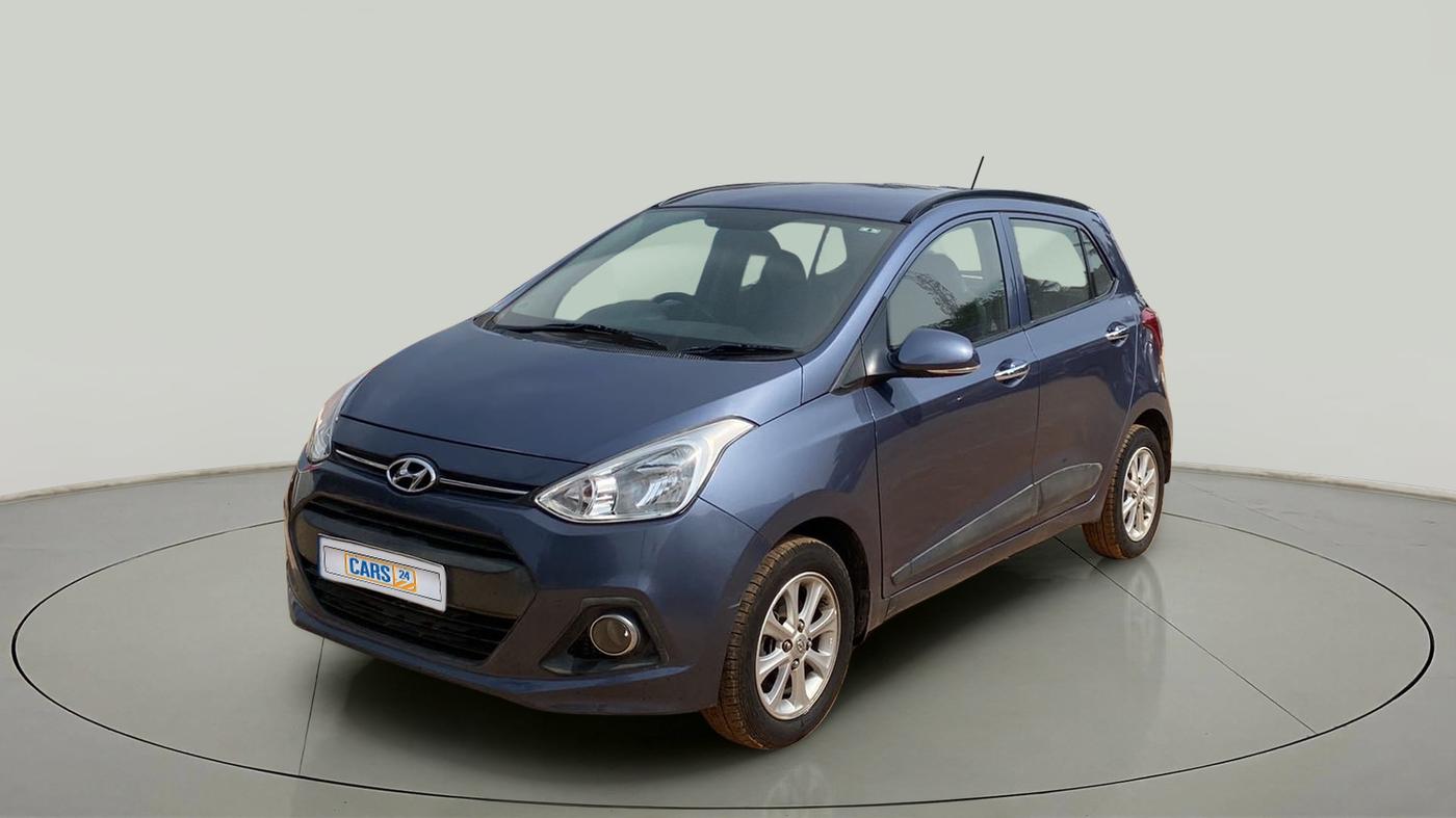 2014 Hyundai Grand i10 ASTA AT 1.2 KAPPA VTVT, Petrol, Automatic, 82,706 km, Left Front Diagonal