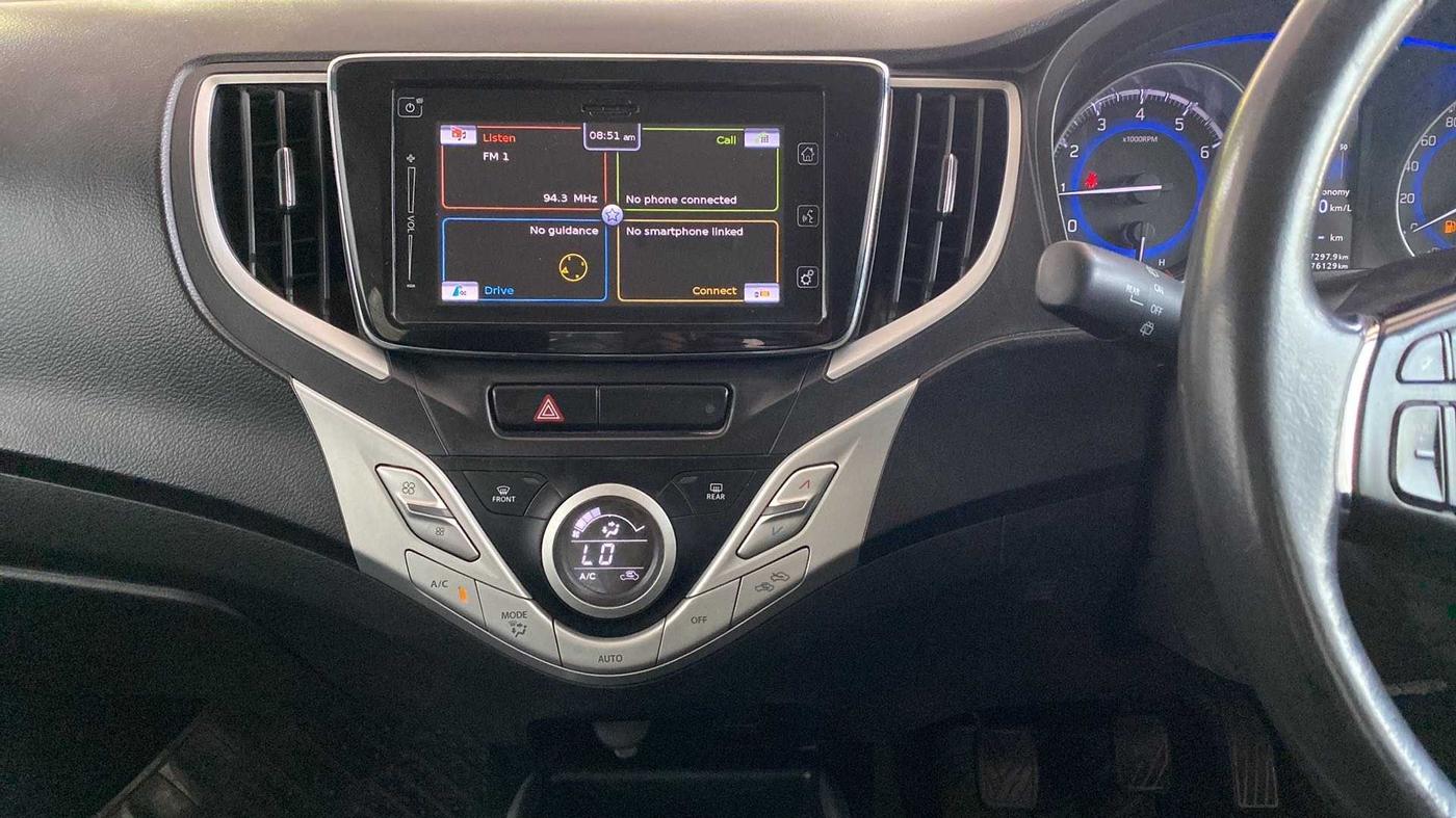 2017 Maruti Baleno ALPHA PETROL 1.2, Petrol, Manual, 76,121 km, Air Conditioner