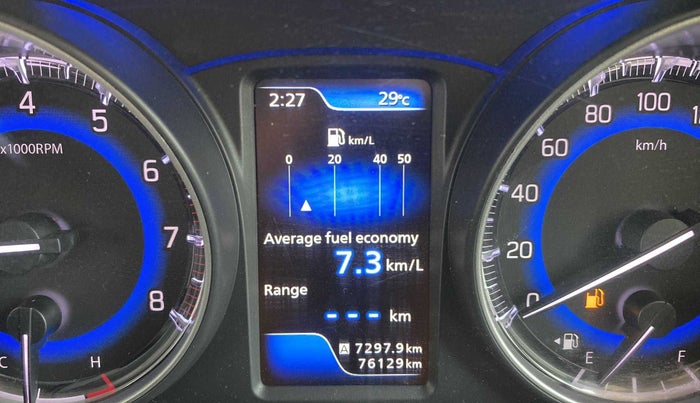 2017 Maruti Baleno ALPHA PETROL 1.2, Petrol, Manual, 76,121 km, Odometer Image