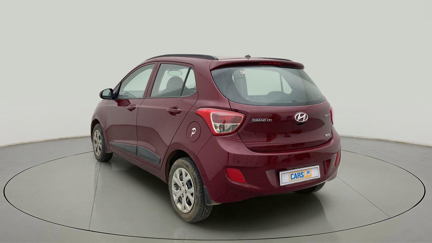 2016 Hyundai Grand i10 SPORTZ 1.2 KAPPA VTVT, Petrol, Manual, 61,860 km, Left Back Diagonal
