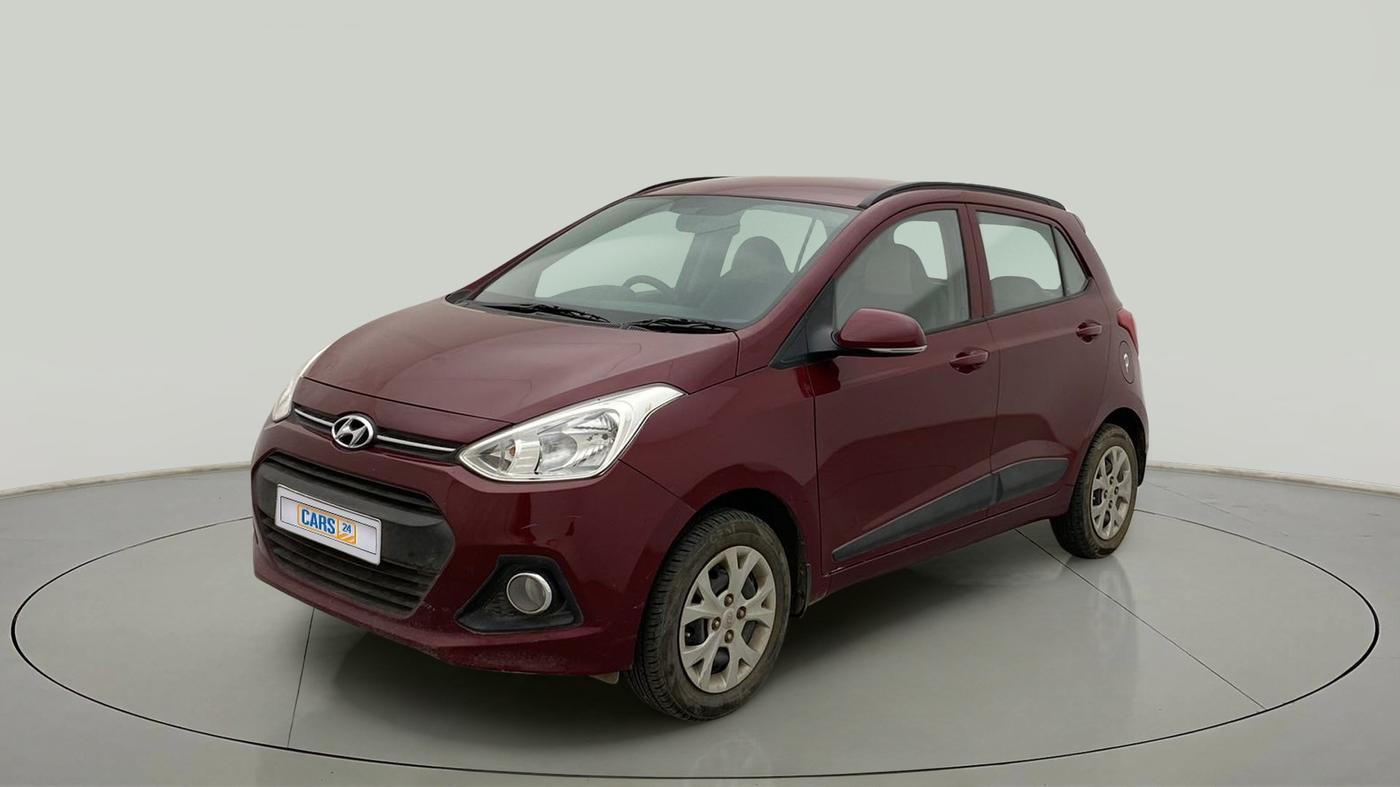 2016 Hyundai Grand i10 SPORTZ 1.2 KAPPA VTVT, Petrol, Manual, 61,860 km, Left Front Diagonal