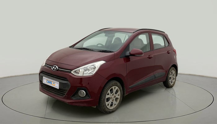2016 Hyundai Grand i10 SPORTZ 1.2 KAPPA VTVT, Petrol, Manual, 61,860 km, Left Front Diagonal