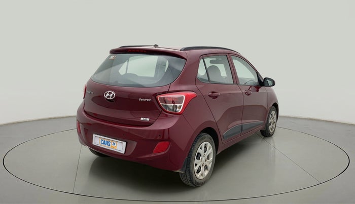 2016 Hyundai Grand i10 SPORTZ 1.2 KAPPA VTVT, Petrol, Manual, 61,860 km, Right Back Diagonal