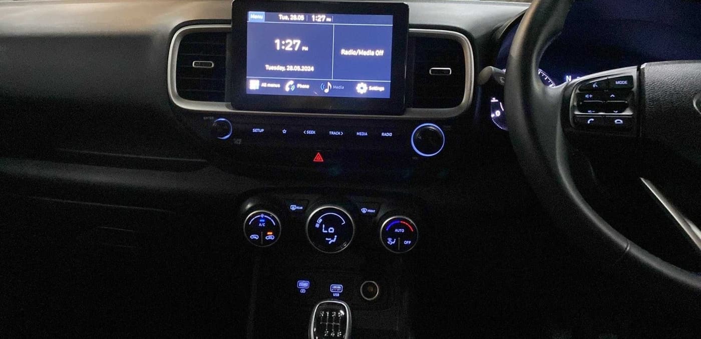 2021 Hyundai VENUE SX 1.0 TURBO IMT, Petrol, Manual, 34,245 km, Air Conditioner