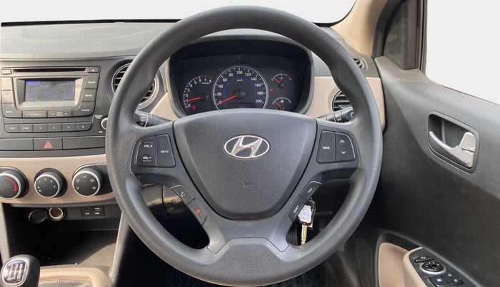 2015 Hyundai Grand i10 SPORTZ 1.2 KAPPA VTVT, Petrol, Manual, 81,093 km, Steering Wheel Close Up