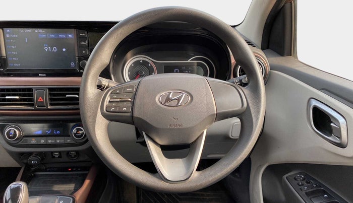 2020 Hyundai AURA SX PLUS 1.2 AMT CRDI, Diesel, Automatic, 50,302 km, Steering Wheel Close Up