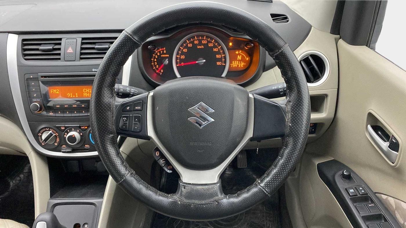 2017 Maruti Celerio ZXI AMT, Petrol, Automatic, 53,241 km, Steering Wheel Close Up