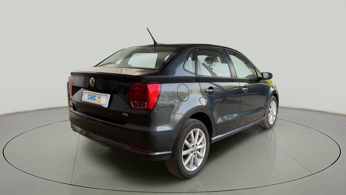 2018 Volkswagen Ameo HIGHLINE PLUS 1.5L 16 ALLOY, Diesel, Manual, 56,379 km, Right Back Diagonal