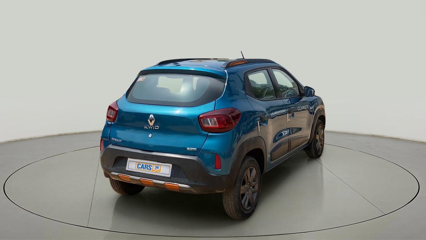2020 Renault Kwid CLIMBER 1.0 AMT (O), Petrol, Automatic, 18,490 km, Right Back Diagonal