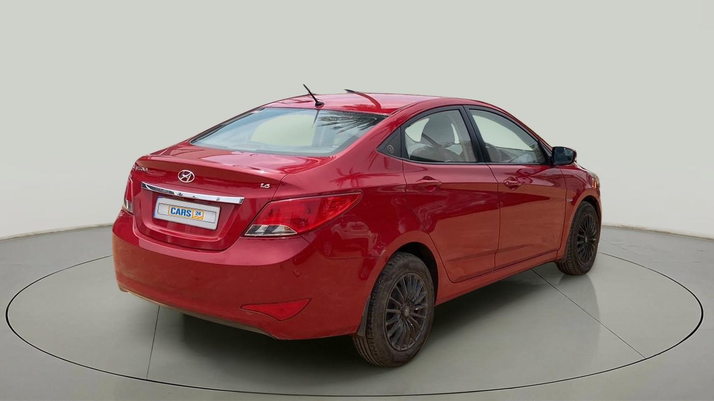 2016 Hyundai Verna FLUIDIC 1.6 CRDI S 4S, Diesel, Manual, 65,029 km, Right Back Diagonal