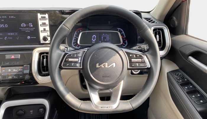 2021 KIA SONET HTX PLUS 1.0 IMT, Petrol, Manual, 21,642 km, Steering Wheel Close Up