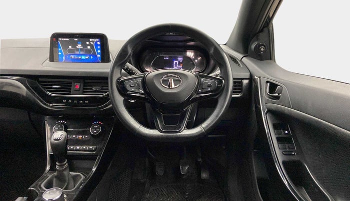 2022 Tata NEXON XZ PLUS (O) PETROL DARK EDITION, Petrol, Manual, 28,067 km, Steering Wheel Close Up