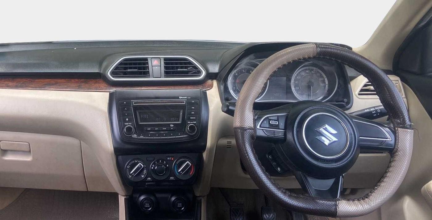 2017 Maruti Dzire VXI, Petrol, Manual, 73,997 km, Steering Wheel Close Up