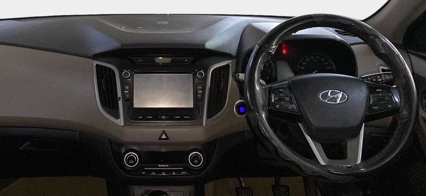 2016 Hyundai Creta SX PLUS 1.6 PETROL, CNG, Manual, 84,488 km, Steering Wheel Close Up