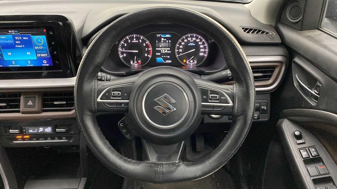 2023 Maruti BREZZA ZXI SMART HYBRID , Petrol, Manual, 18,693 km, Steering Wheel Close Up